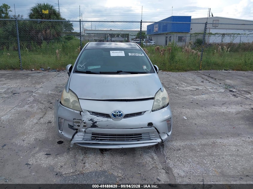 2013 TOYOTA PRIUS VIN: JTDKN3DU6D1724266