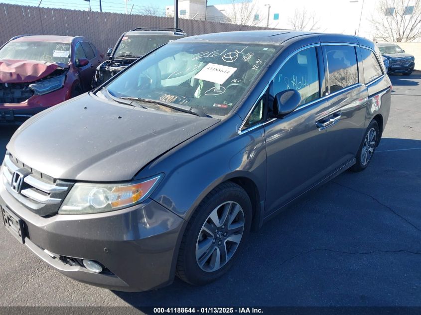 VIN 5FNRL5H92EB093207 2014 Honda Odyssey, Touring/T... no.2