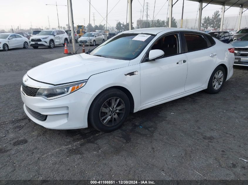 VIN 5XXGT4L30GG049789 2016 KIA Optima, LX no.2