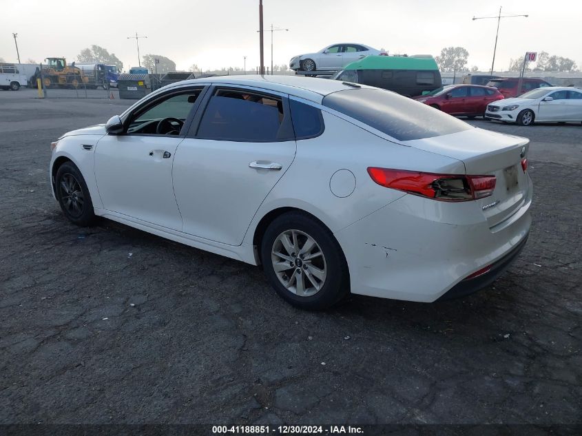 VIN 5XXGT4L30GG049789 2016 KIA Optima, LX no.3