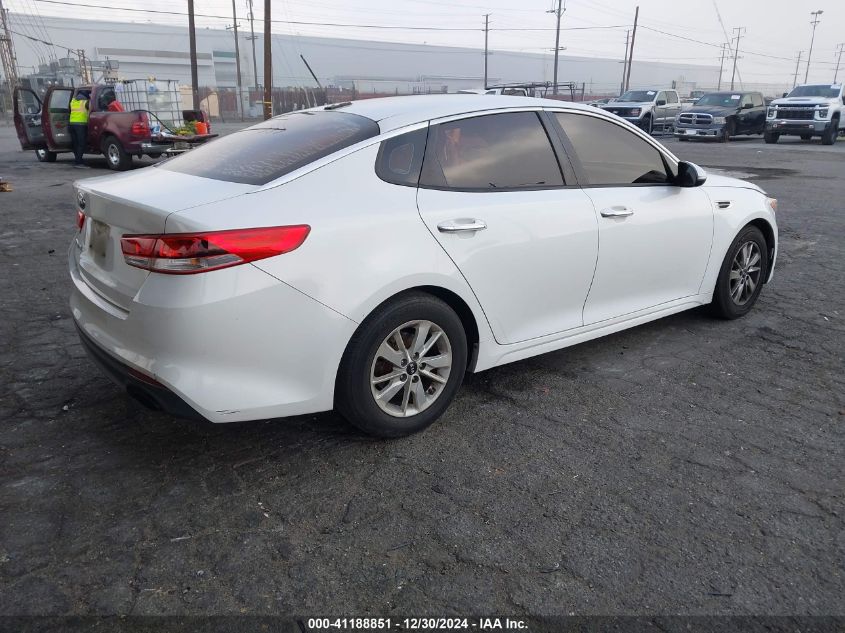 VIN 5XXGT4L30GG049789 2016 KIA Optima, LX no.4