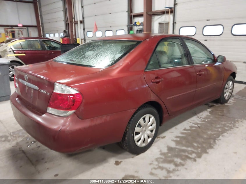 2006 TOYOTA CAMRY VIN: 4T1BE30K56U137042