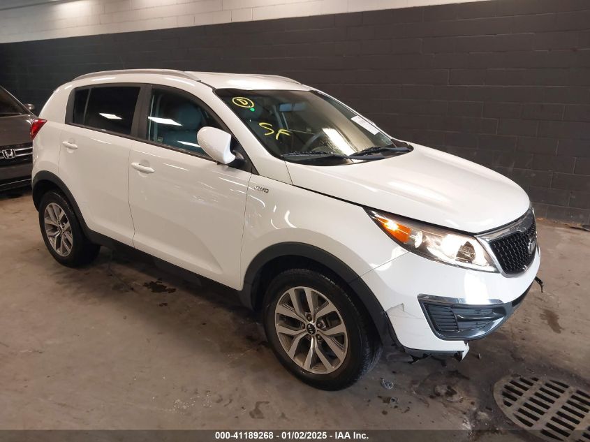 VIN KNDPBCAC0G7873963 2016 KIA Sportage, LX no.1