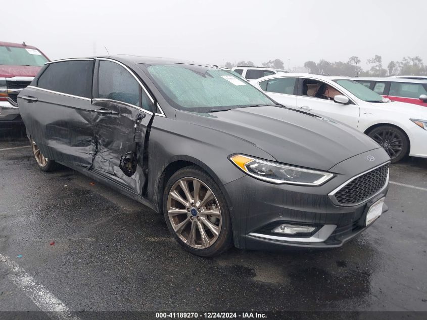 VIN 3FA6P0K97JR110245 2018 FORD FUSION no.1