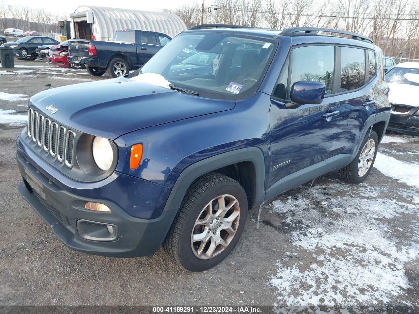 VIN ZACCJBBB1HPF36790 2017 Jeep Renegade, Latitude 4X4 no.2