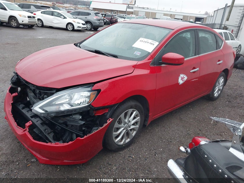 2018 NISSAN SENTRA VIN: 3N1AB7APXJY285593