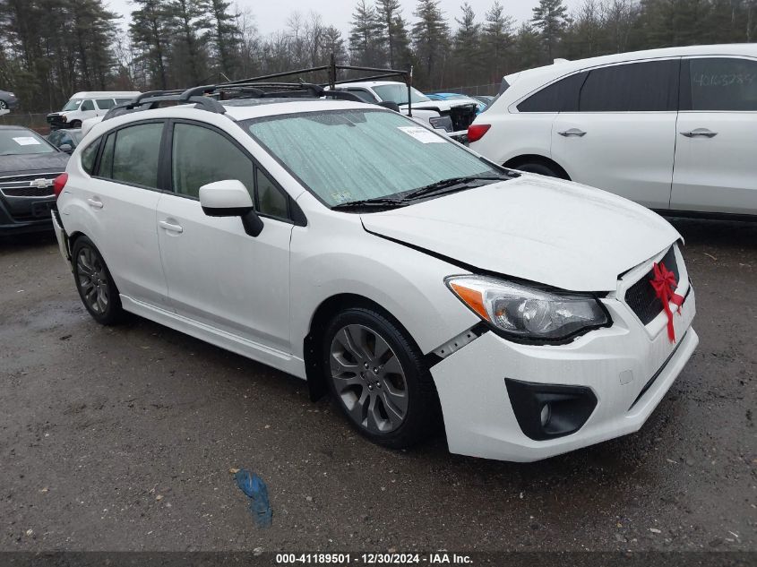 VIN JF1GPAS67DH853977 2013 Subaru Impreza, 2.0I Spo... no.1