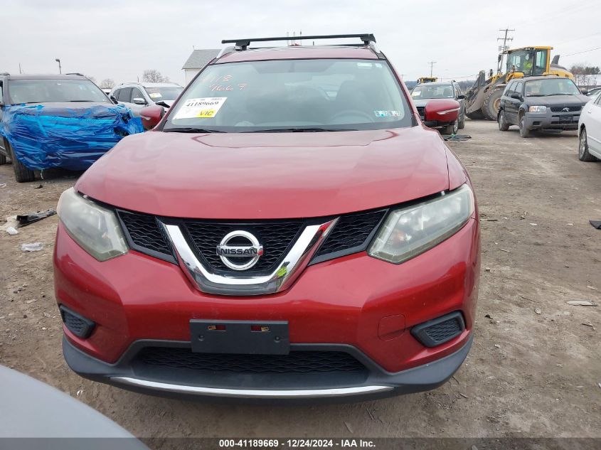 2015 Nissan Rogue Sv VIN: 5N1AT2MV4FC829220 Lot: 41189669