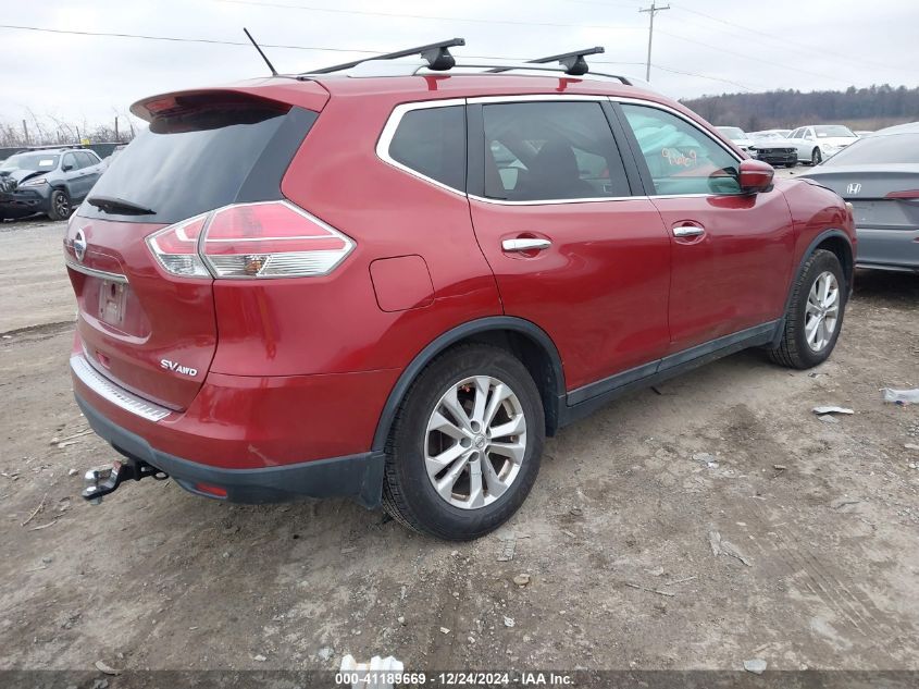 VIN 5N1AT2MV4FC829220 2015 Nissan Rogue, SV no.4