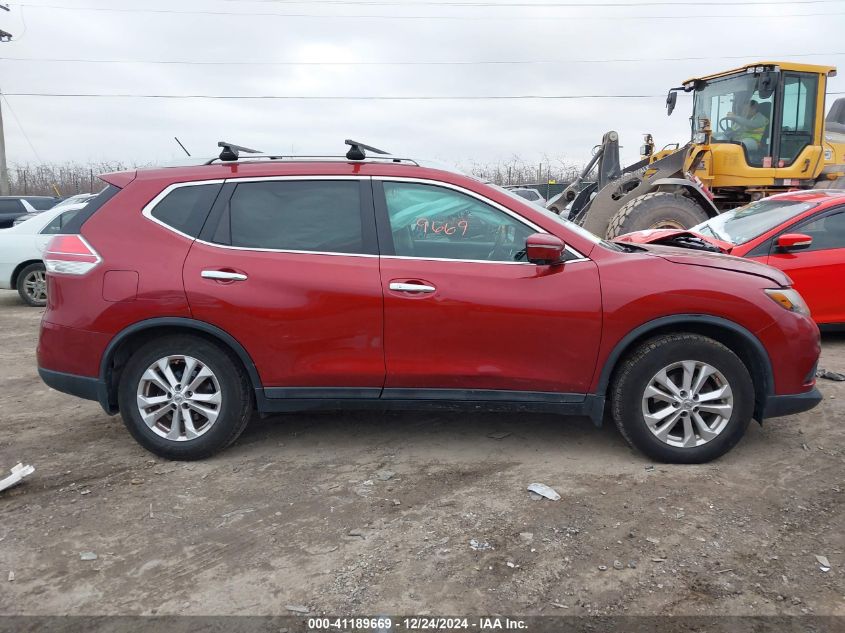 2015 Nissan Rogue Sv VIN: 5N1AT2MV4FC829220 Lot: 41189669