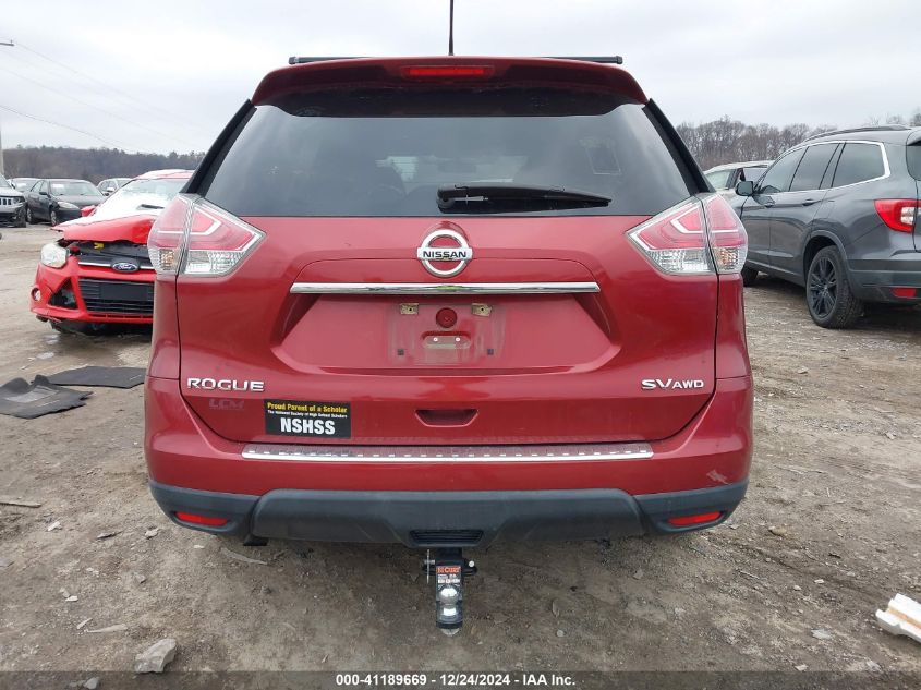 2015 Nissan Rogue Sv VIN: 5N1AT2MV4FC829220 Lot: 41189669