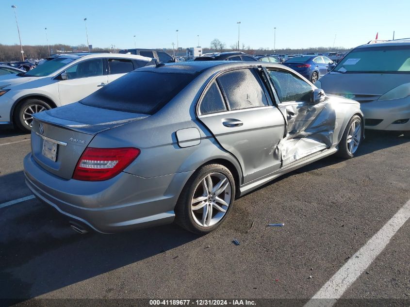 VIN WDDGF8ABXEG221654 2014 MERCEDES-BENZ C 300 no.4