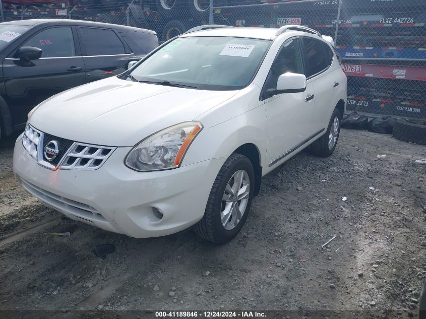 VIN JN8AS5MT8DW545676 2013 Nissan Rogue, SV no.2