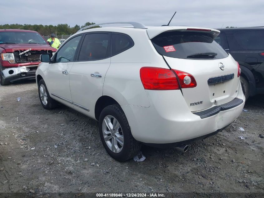 VIN JN8AS5MT8DW545676 2013 Nissan Rogue, SV no.3