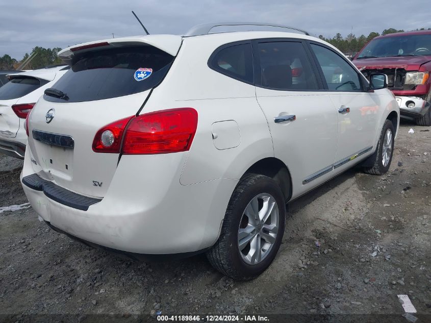 VIN JN8AS5MT8DW545676 2013 Nissan Rogue, SV no.4