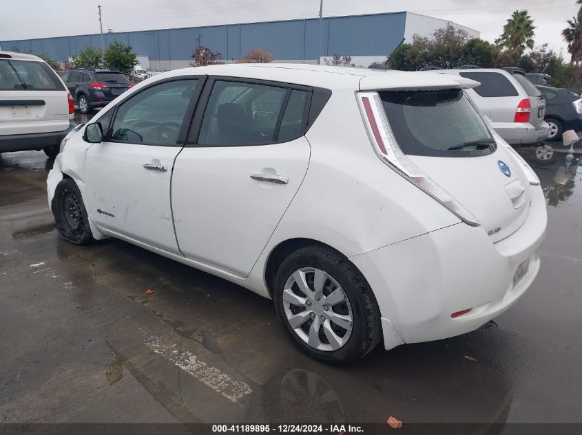 VIN 1N4AZ0CP4GC302490 2016 NISSAN LEAF no.3