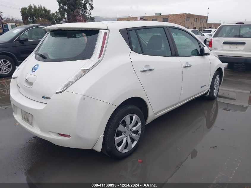 VIN 1N4AZ0CP4GC302490 2016 NISSAN LEAF no.4