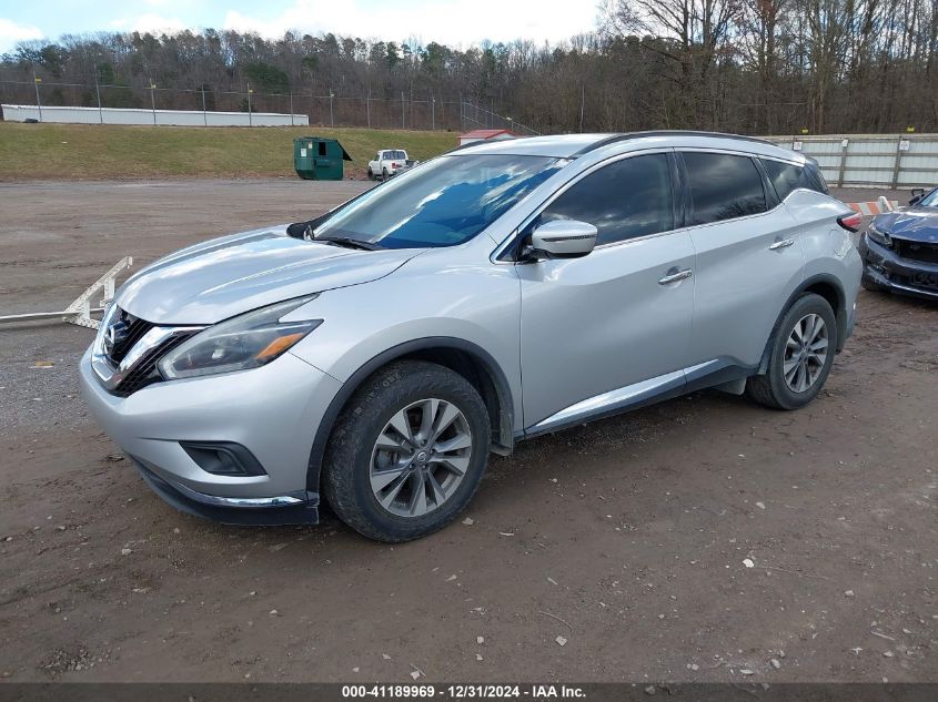 VIN 5N1AZ2MHXJN113122 2018 NISSAN MURANO no.2