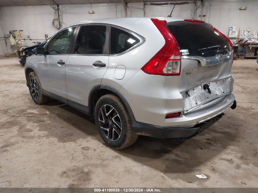 VIN 5J6RM4H4XGL066374 2016 HONDA CR-V no.3