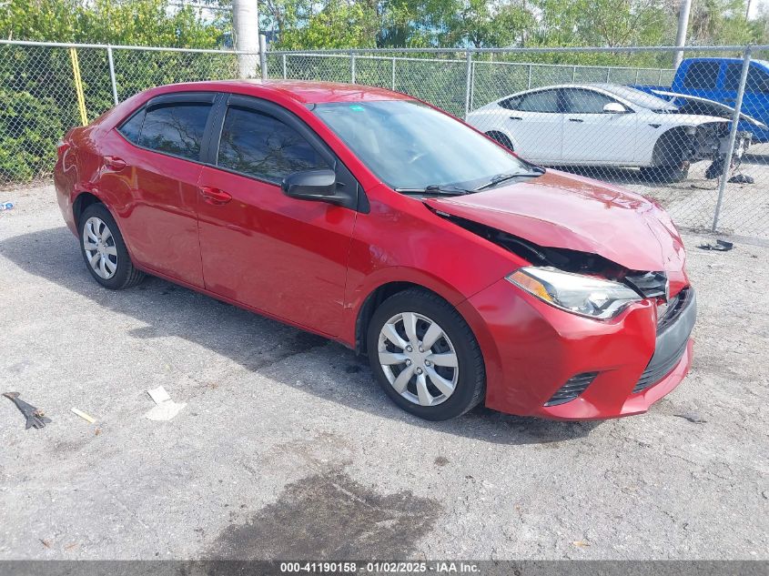 2015 TOYOTA COROLLA LE - 2T1BURHE8FC264762