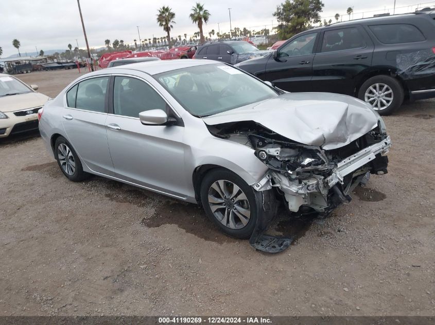 VIN 1HGCR2F30DA126263 2013 Honda Accord, LX no.1