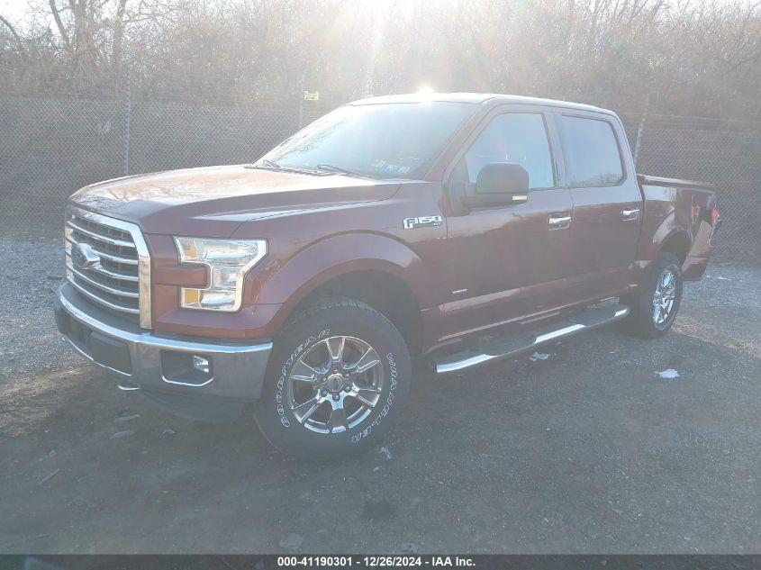 VIN 1FTEW1EP3GFA10187 2016 Ford F-150, Xlt no.2