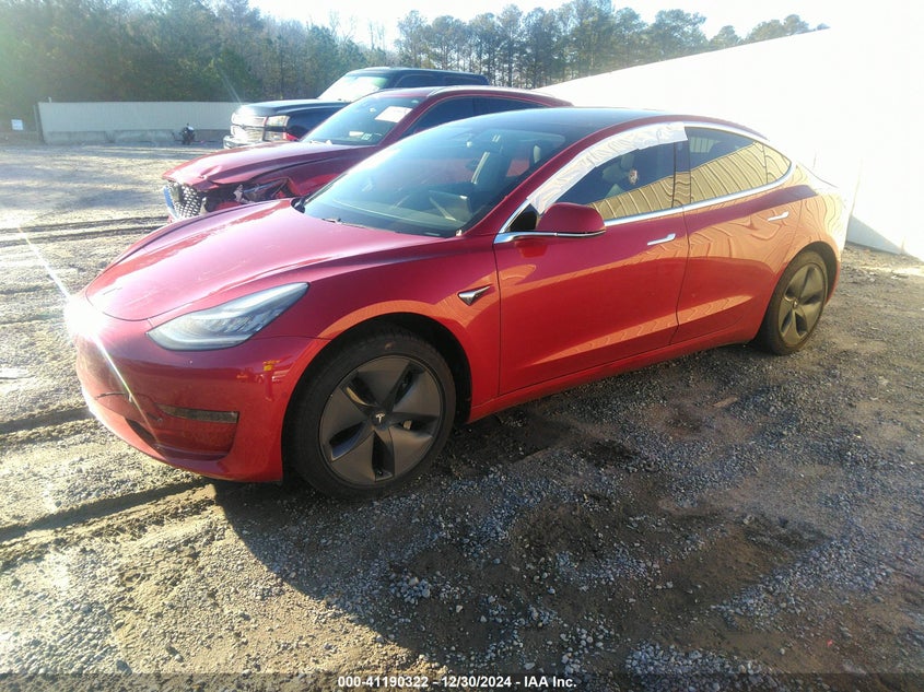 Vin: 5yj3e1ea8kf298906, lot: 41680614, tesla model 3 long range/mid range/standard range/standard range plus 20192