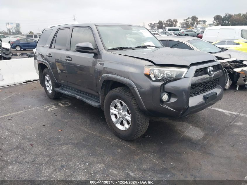 VIN JTEBU5JR0J5516950 2018 Toyota 4runner, SR5 no.1