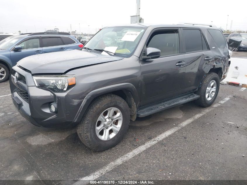 VIN JTEBU5JR0J5516950 2018 Toyota 4runner, SR5 no.2