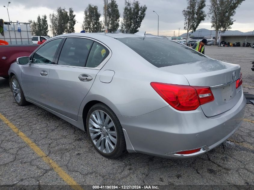 VIN JH4KC1F93EC006567 2014 ACURA RLX no.3