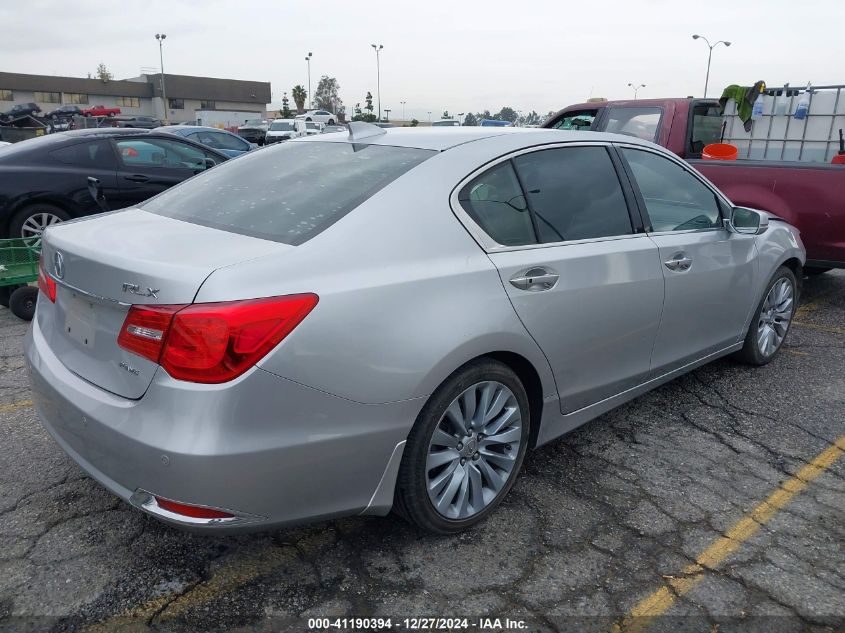 VIN JH4KC1F93EC006567 2014 ACURA RLX no.4