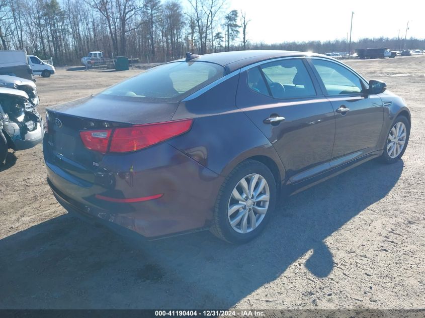 VIN 5XXGM4A71FG459888 2015 KIA Optima, LX no.4