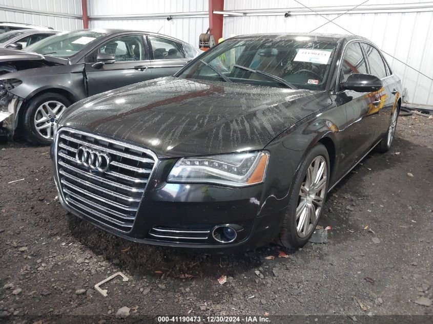 VIN WAUR2AFD9DN010999 2013 Audi A8, L 4.0T no.2