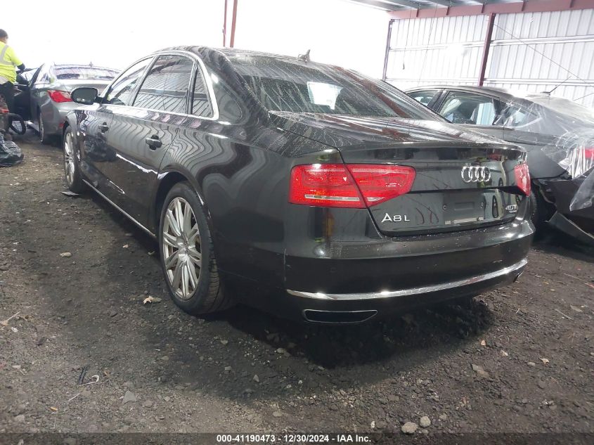 VIN WAUR2AFD9DN010999 2013 Audi A8, L 4.0T no.3