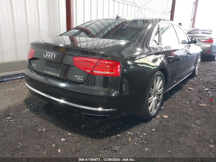 VIN WAUR2AFD9DN010999 2013 Audi A8, L 4.0T no.4