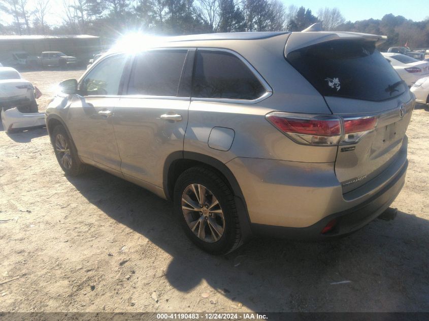 VIN 5TDJKRFH3FS119375 2015 TOYOTA HIGHLANDER no.3