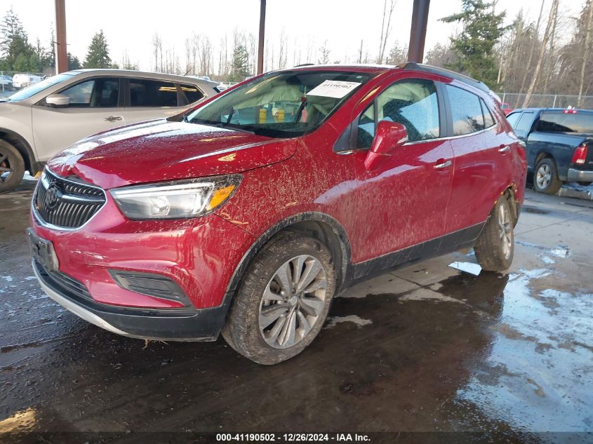 VIN KL4CJESB4KB717167 2019 BUICK ENCORE no.2