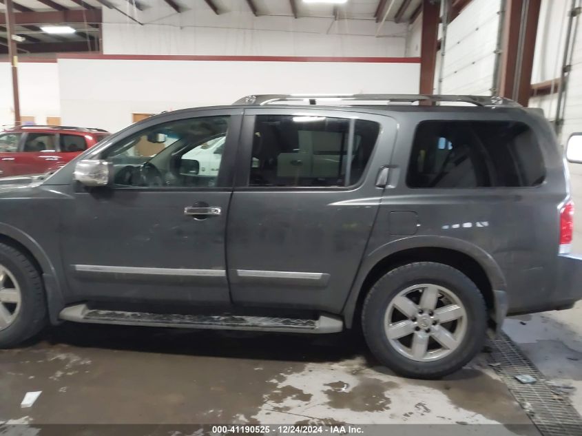 2012 Nissan Armada Platinum VIN: 5N1AA0NE6CN610882 Lot: 41190525