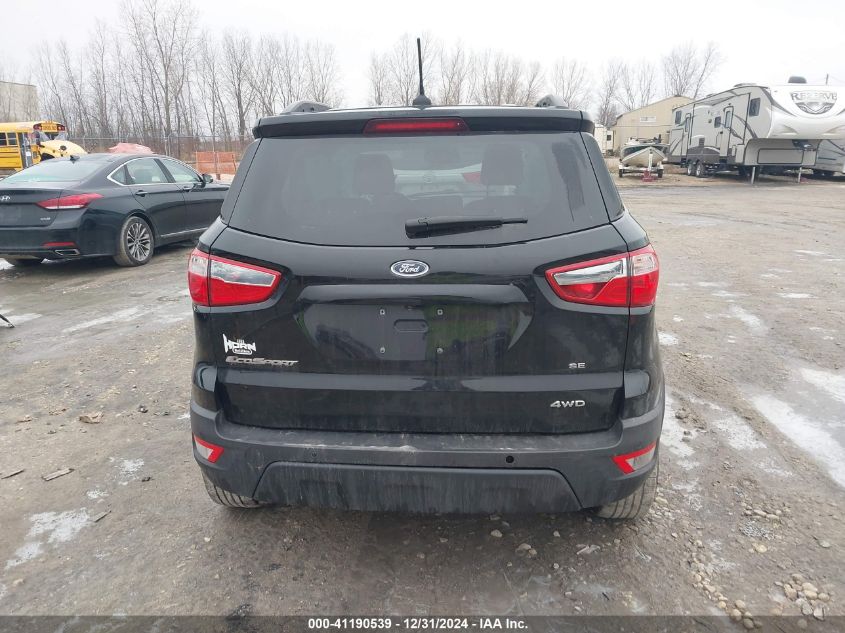 2018 Ford Ecosport Se VIN: MAJ6P1UL8JC165493 Lot: 41190539