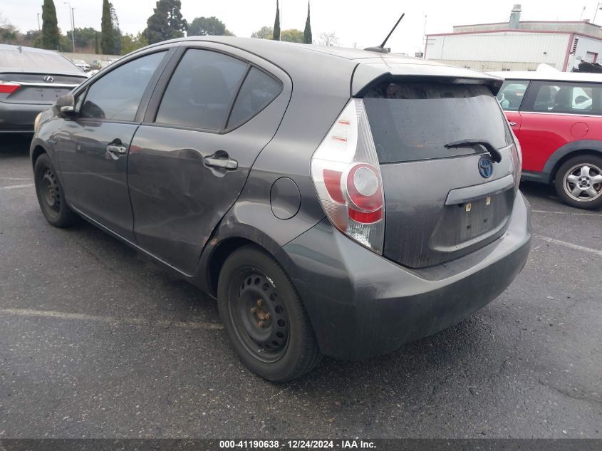 VIN JTDKDTB32E1570282 2014 TOYOTA PRIUS C no.3