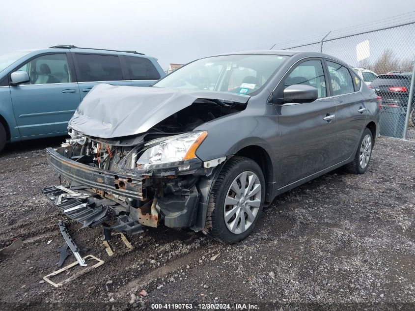 VIN 3N1AB7AP6FY312294 2015 Nissan Sentra, S no.2