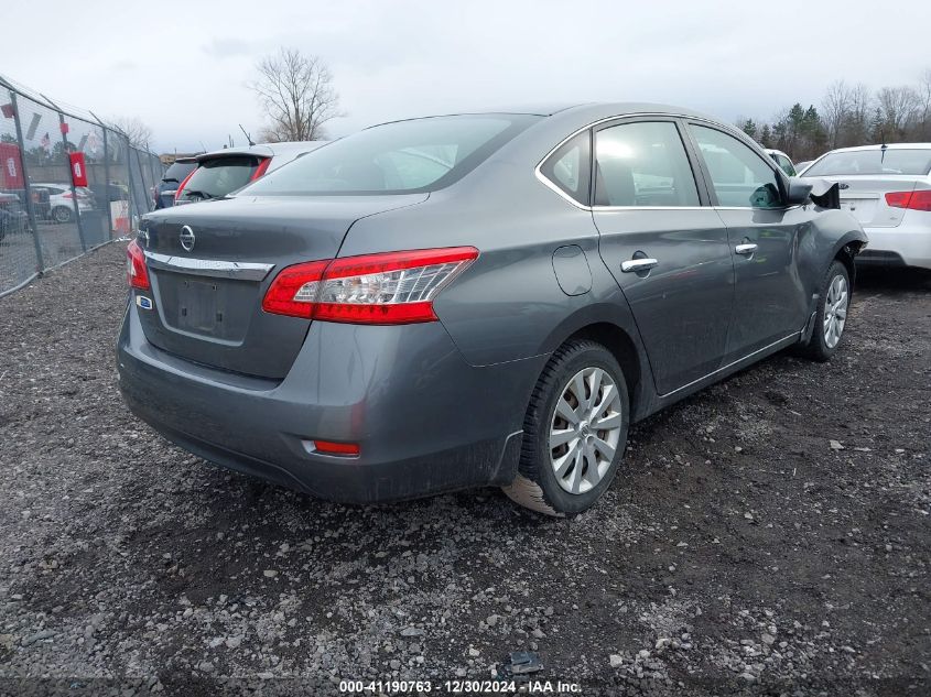 VIN 3N1AB7AP6FY312294 2015 Nissan Sentra, S no.4