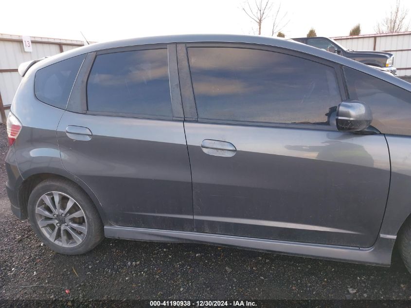 VIN JHMGE8H54DC029275 2013 HONDA FIT no.13