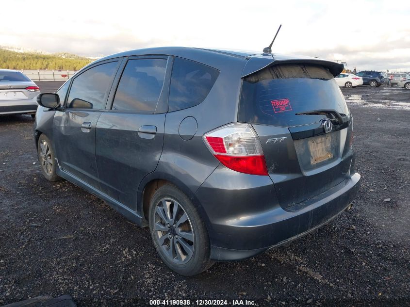 VIN JHMGE8H54DC029275 2013 HONDA FIT no.3