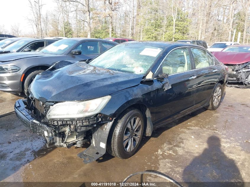 VIN 1HGCR2F32EA190340 2014 Honda Accord, LX no.2