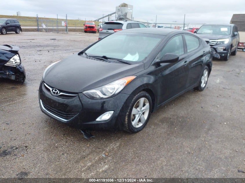 2013 HYUNDAI ELANTRA VIN: KMHDH4AE9DU738594