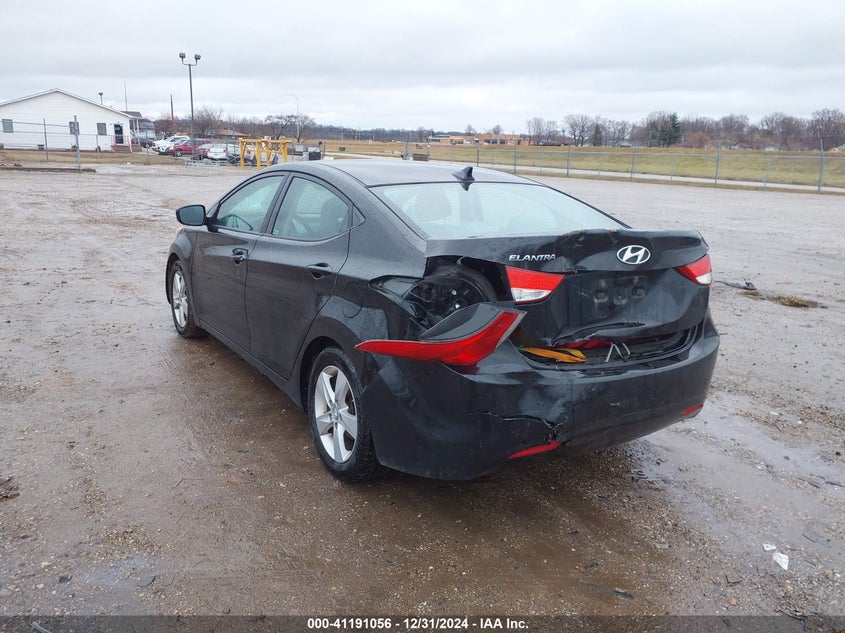 2013 HYUNDAI ELANTRA VIN: KMHDH4AE9DU738594