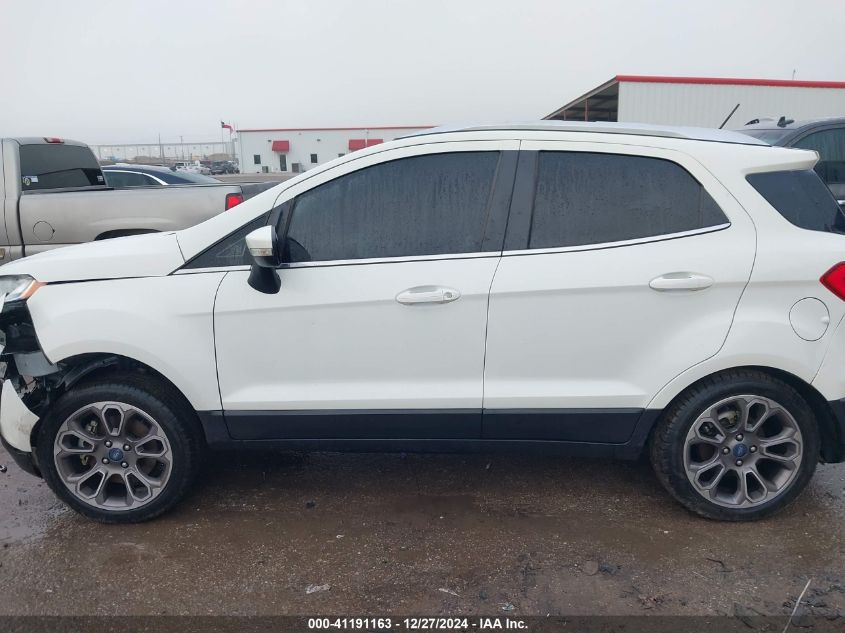 2020 Ford Ecosport Titanium VIN: MAJ6S3KLXLC351472 Lot: 41191163