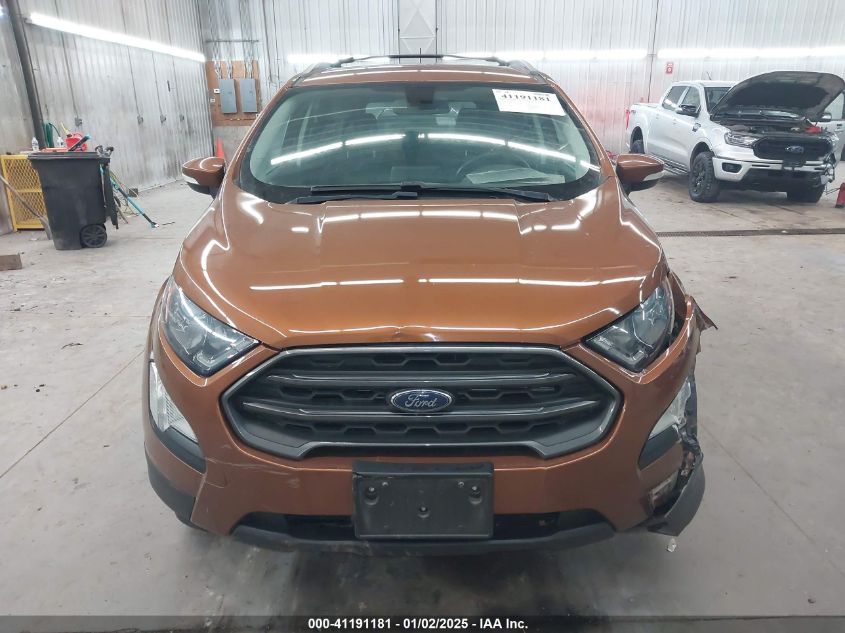 2018 Ford Ecosport Ses VIN: MAJ6P1CL9JC209194 Lot: 41191181