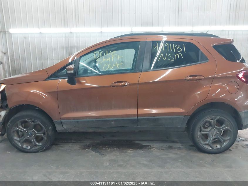 2018 Ford Ecosport Ses VIN: MAJ6P1CL9JC209194 Lot: 41191181